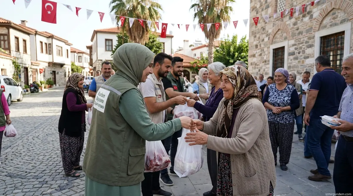 Seferihisar'da Kurban Bayramı Dayanışması Başladı