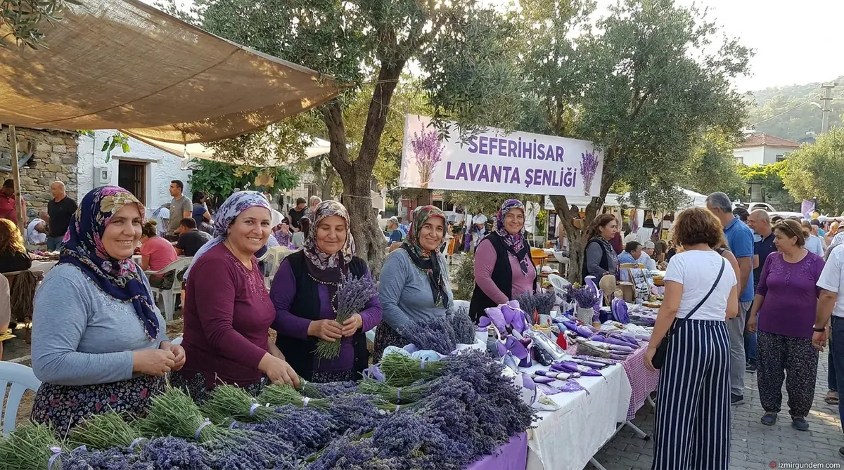 Seferihisar'da Lavanta Şenliği: Turgut Köyü Morarıyor