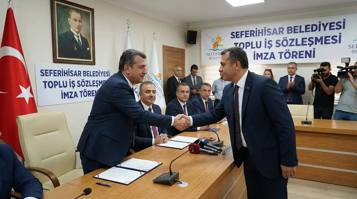 Seferihisar'da Memura Yüzde 20 Zam İmzası Atıldı
