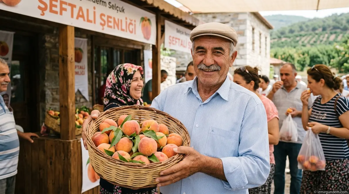 Selçuk Belevi Şeftali Şenliği ile Yeniden Canlandı