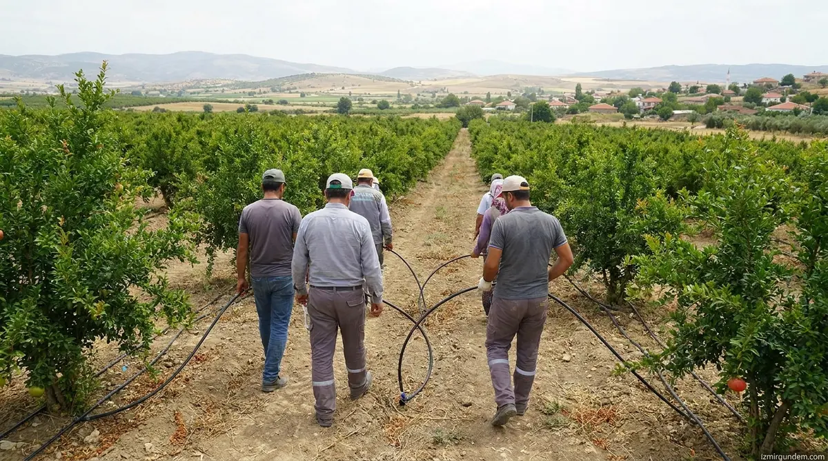 Selçuk'ta 15 Milyonluk Dev Yatırım: 2 Bin Dönüm Arazi Bereketlendi