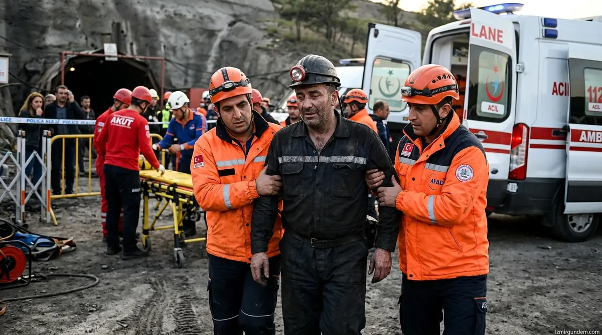 Soma Maden Ocağında Göçük: 7 İşçiden 2'si Sağ Kurtarıldı