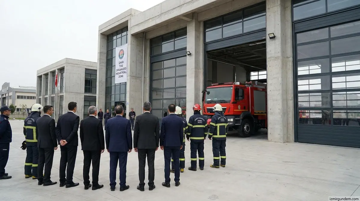 Tire TOSBİ İtfaiye Hizmet Binası Açıldı: Sanayide Güvenlik Hamlesi
