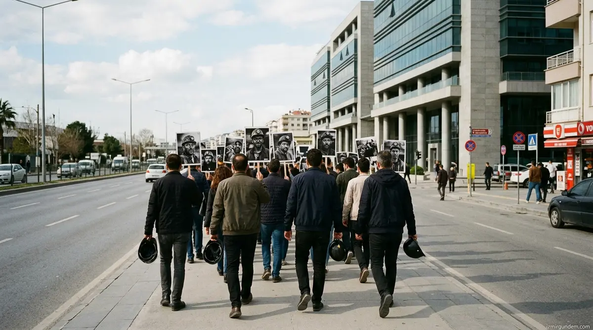 TKP İzmir'den Alsancak'ta İmbat Madencilik Önünde Soma Protestosu