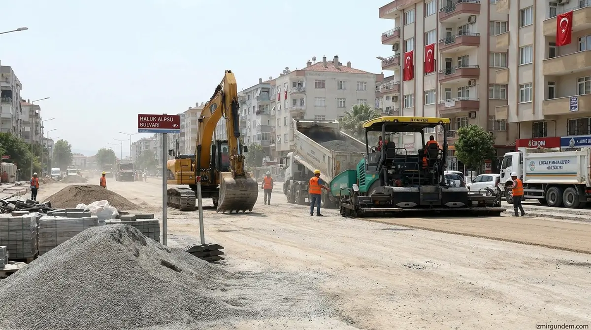 Torbalı Haluk Alpsü Bulvarı Yenileniyor: 10 Bin Ton...