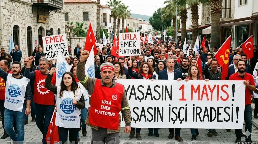 Urla'da 1 Mayıs Coşkusu: En Güçlü Şey İşçi İradesidir