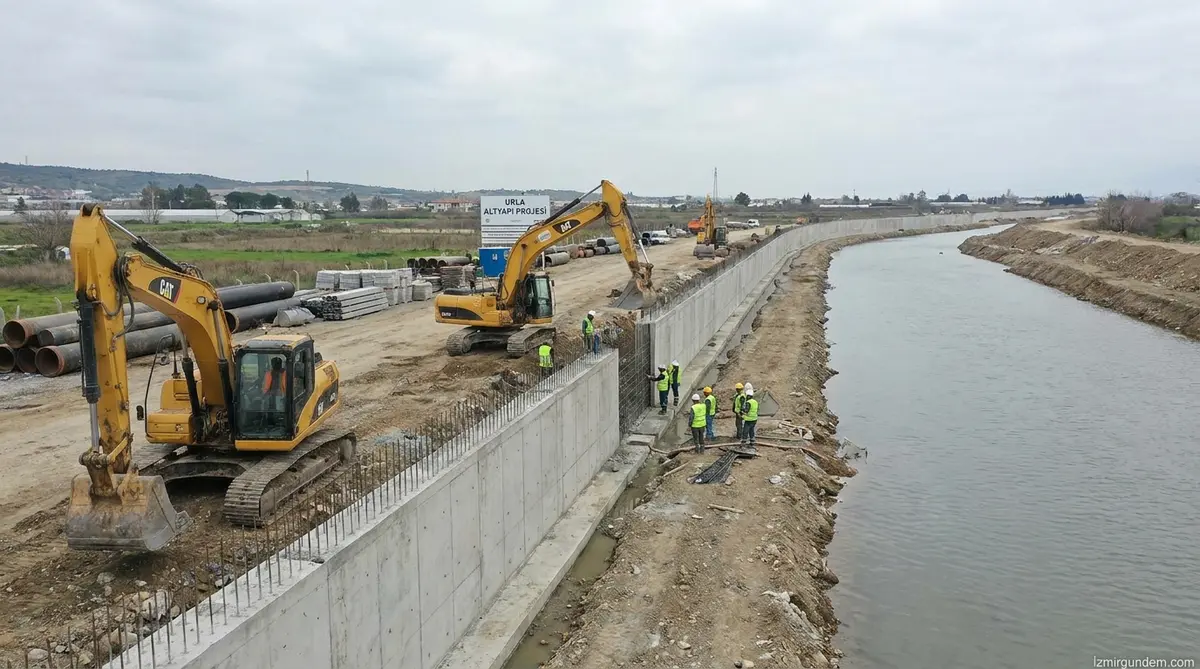 Urla'da 160 milyonluk altyapı hamlesi: Taşkınlara son set