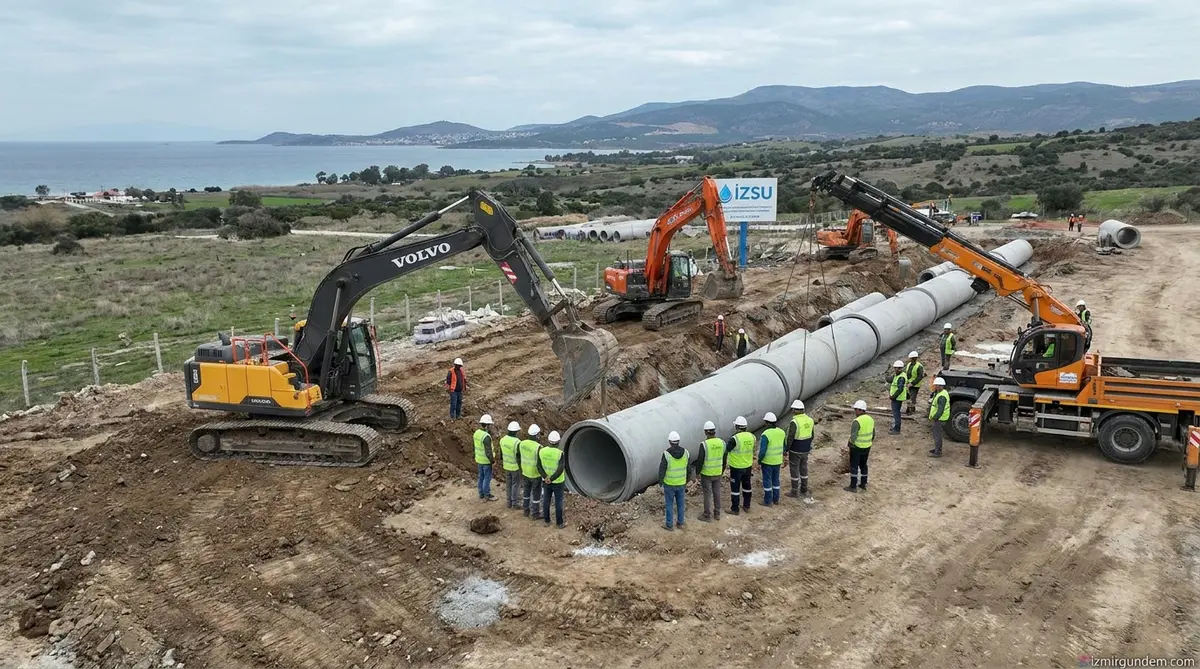 Urla'da 160 Milyonluk Altyapı Yatırımı Yüzde 90'a Ulaştı
