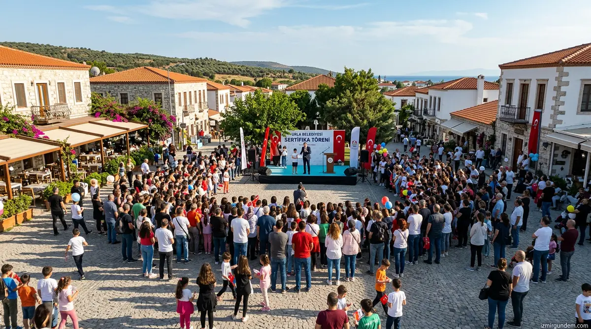 Urla'da 500 Çocuk Yaz Atölyelerini Sertifikayla Taçlandırdı