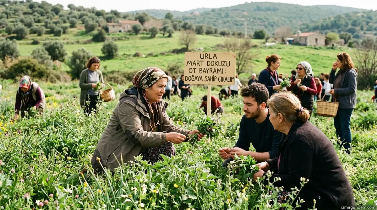 Urla'da Mart Dokuzu Ot Bayramı Başladı: Doğaya Sahip Çıkılacak