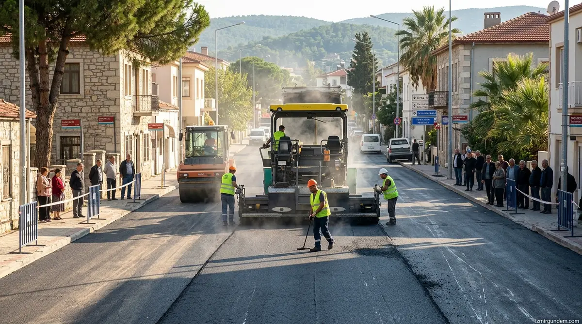 Urla'da Ulaşım Hamlesi: Ana Caddeler Yenileniyor