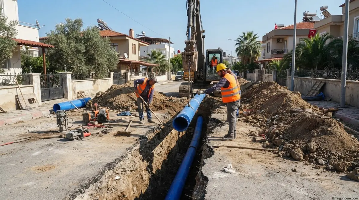 Urla'nın su altyapısına 155 milyonluk neşter: 8 mahalle yenileniyor