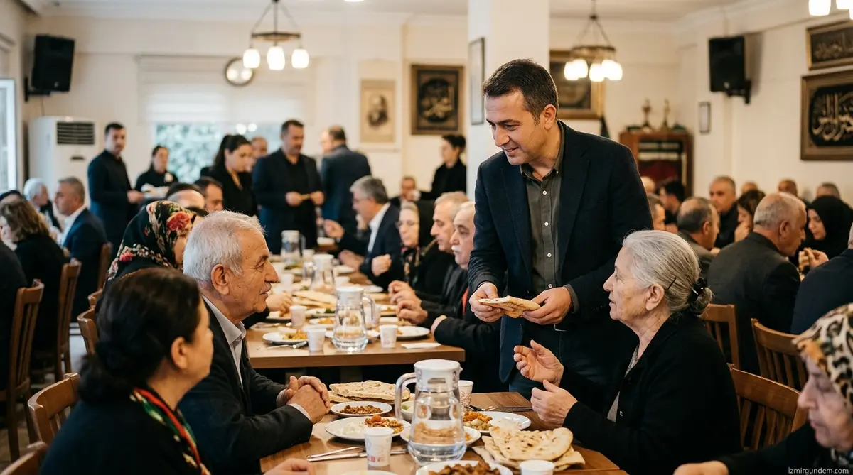 Utku Gümrükçü Buca Cemevi'nde Yas-ı Matem Lokmasına...