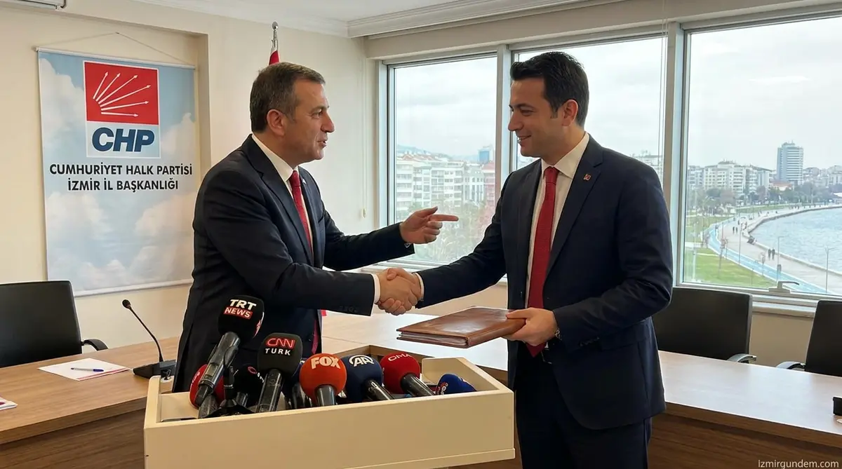 Utku Gümrükçü CHP İzmir İl Başkanlığı Görevini Devraldı