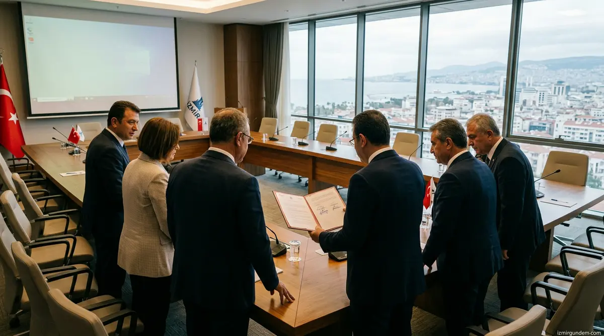 YENİ Parti İzmir'de 28 İlçe Başkanından Çağatay Güç'e Tam Destek