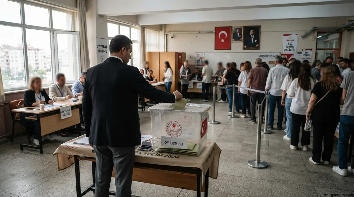 YENİ Parti İzmir'de Ön Seçim: Çağatay Güç Aliağa'da Oy Kullandı