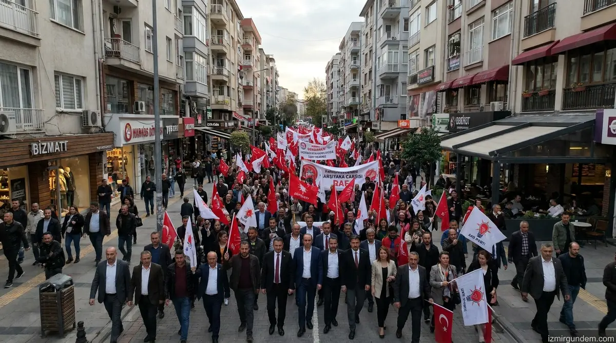 YENİ Parti Karşıyaka İlçe Binası Açıldı: 3 Meclis Üyesi Rozet Taktı