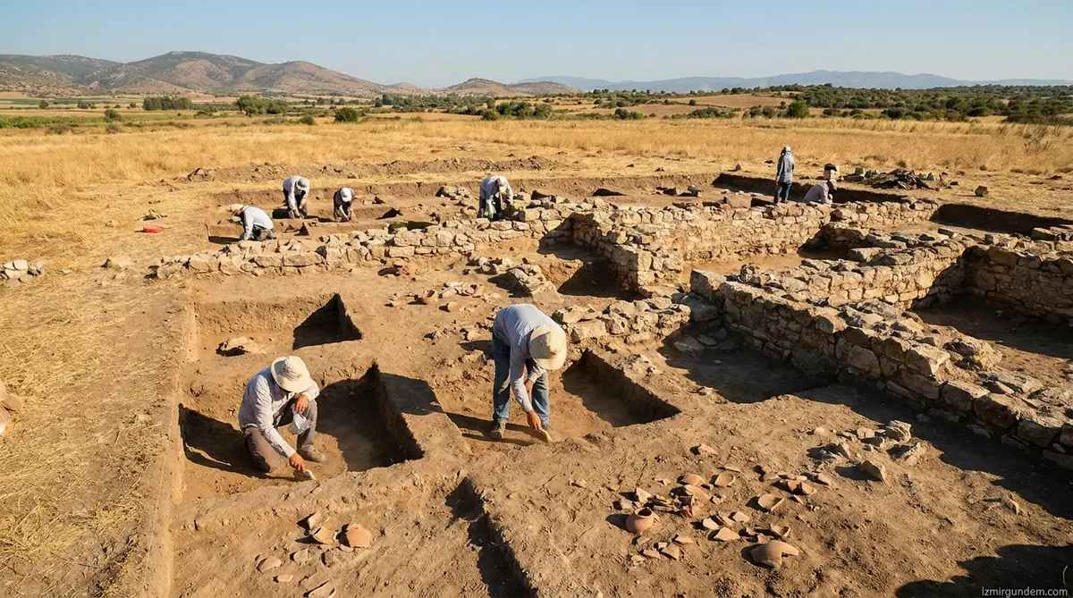 Yeşilova Höyüğü'nde 8 Bin 500 Yıllık Ege Kültürü Gün Yüzünde