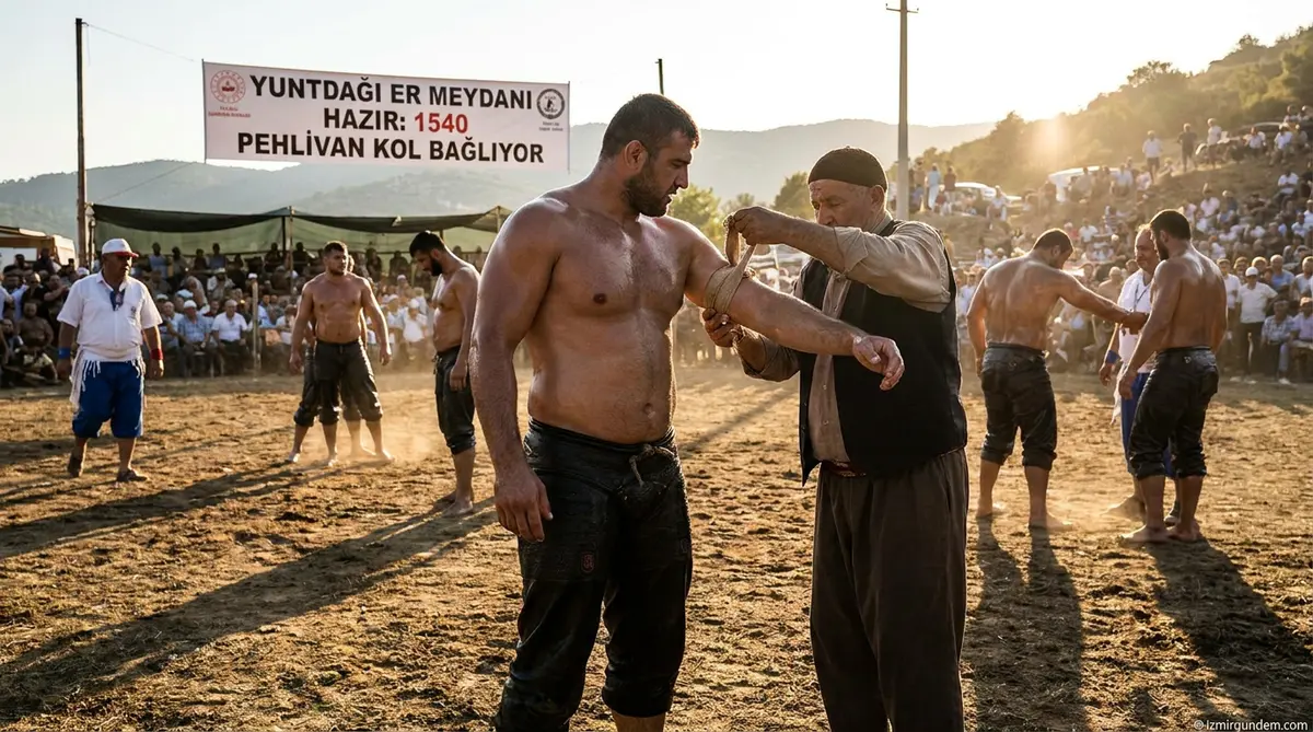 Yuntdağı Er Meydanı Hazır: 1540 Pehlivan Kol Bağlıyor