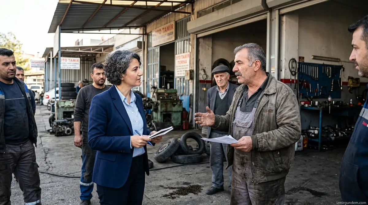 Yıldız Ünsal Örnekköy Sanayi Esnafının Taleplerini...