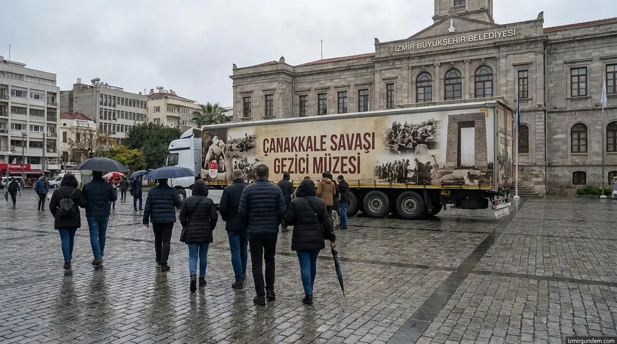 Çanakkale Ruhu Menderes’e Geliyor: Mobil Müze Ziyarete Açılıyor