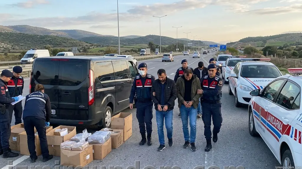 Çeşme Otoyolu'nda Kaçakçılık Operasyonu: 3 Tutuklama