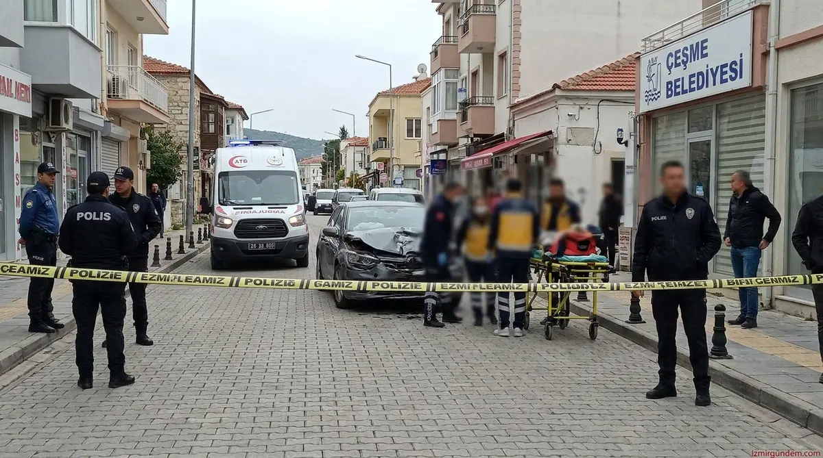 Çeşme'de Drift Dehşeti: Alkollü Sürücü Yayayı Ezdi