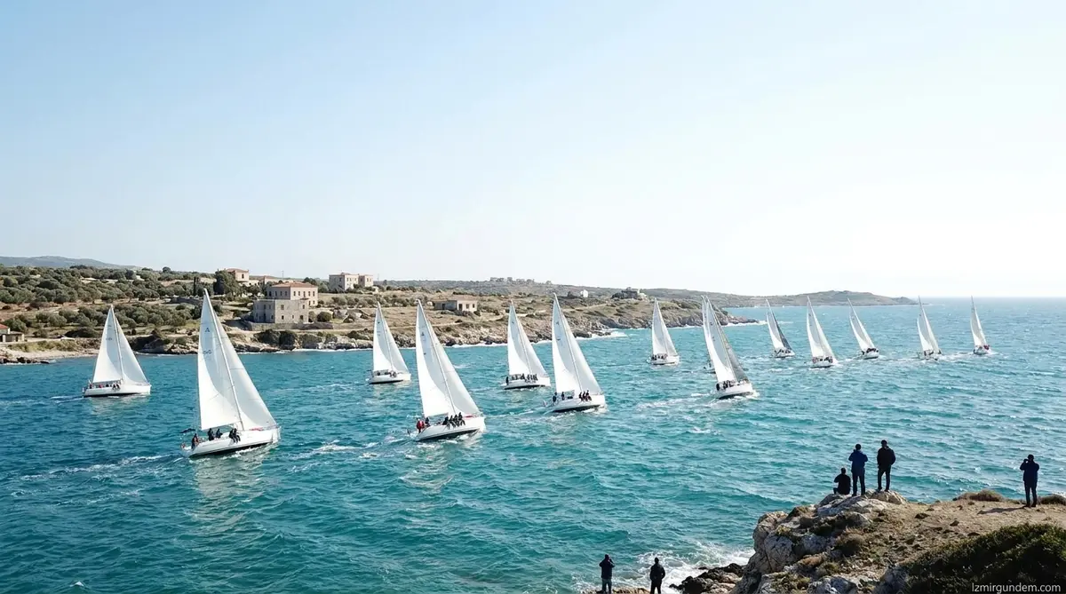 Çeşme'de Yelken Şöleni: 27 Takım Sahil Güvenlik Kupası İçin Yarıştı