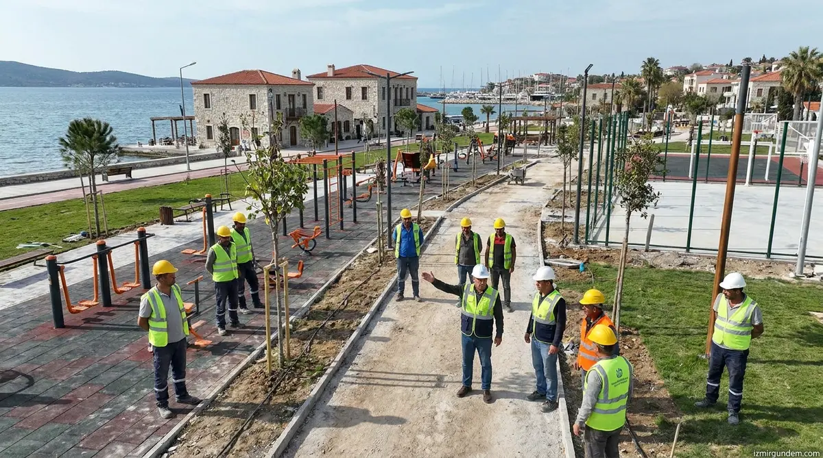 Çeşme’nin Park ve Spor Alanlarında Büyük Dönüşüm