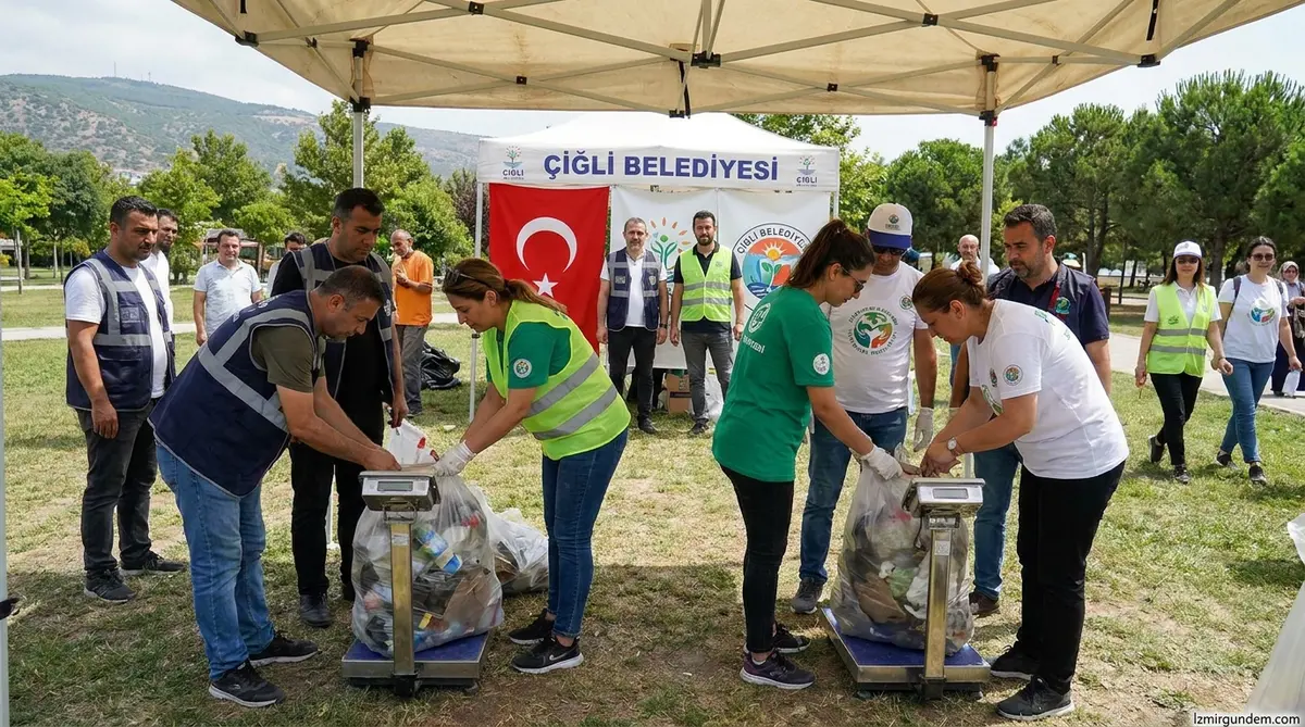 Çiğli'de Doğa Seferberliği: Takımlar Atık Yarışında