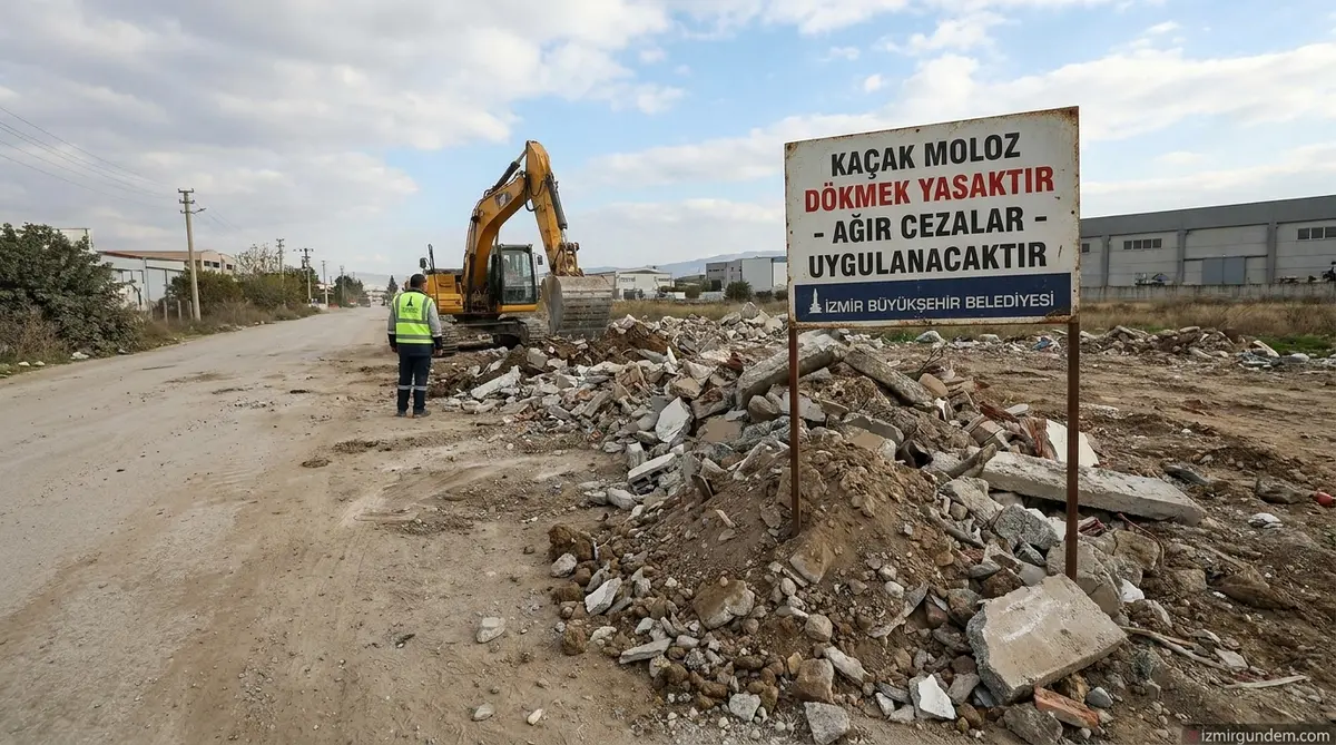 Çiğli'de Kaçak Moloz Dökümüne Ağır Cezalar Geliyor
