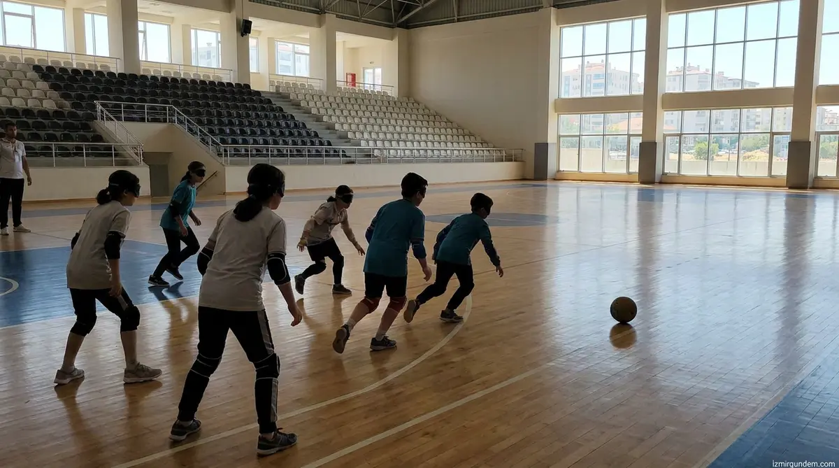 Çiğli'de Lions Goalball Turnuvası: Görme Engelli Gençler Sahada