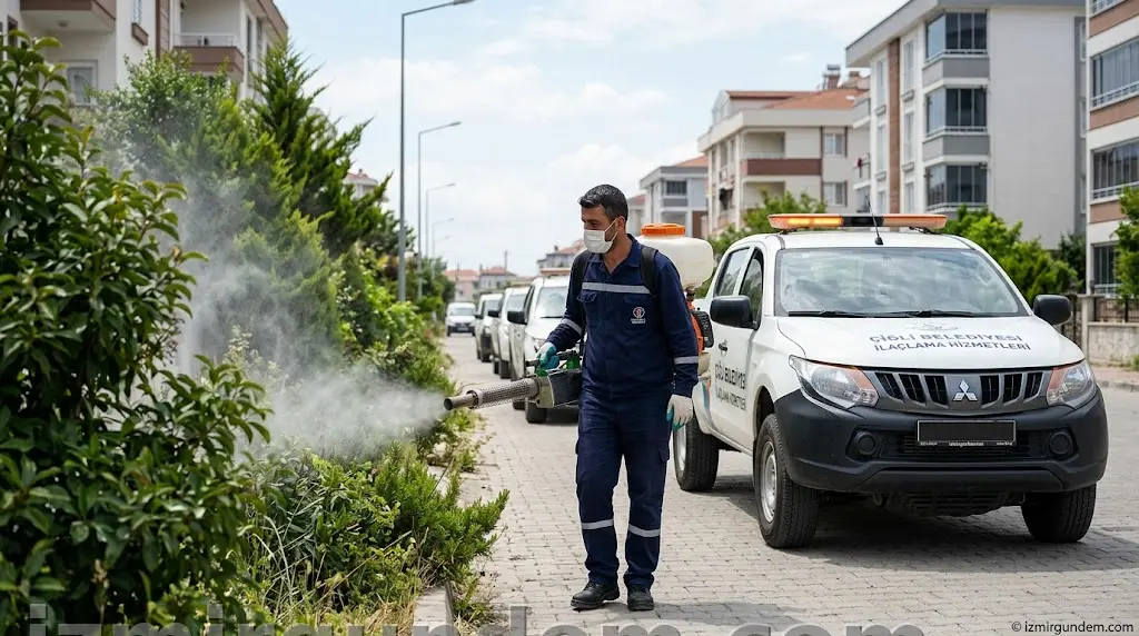 Çiğli'de Yaz Öncesi İlaçlama Seferberliği: 26 Mahallede 10 Araç Sahada