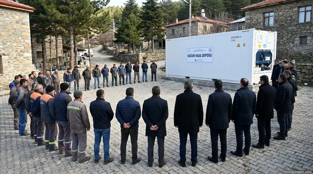 Ödemiş Tekke Mahallesi Üreticilerine Soğuk Hava Deposu Desteği