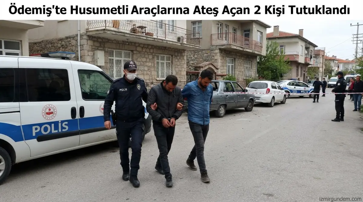 Ödemiş'te Husumetli Araçlarına Ateş Açan 2 Kişi Tutuklandı