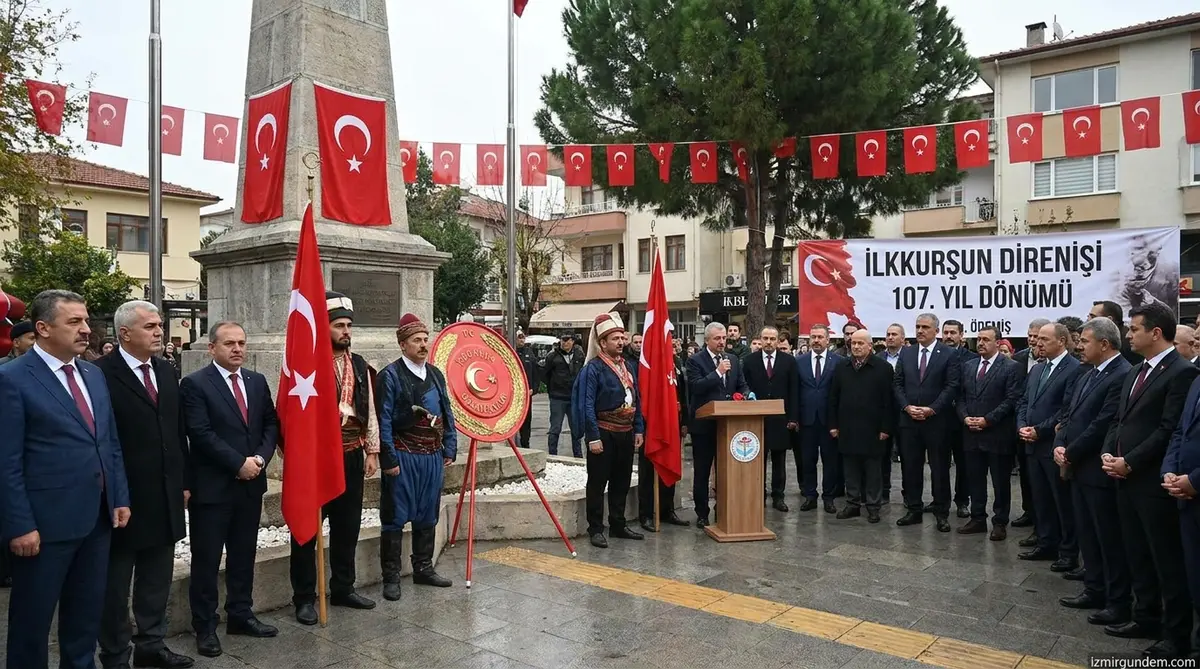 Ödemiş'te İlkkurşun Direnişi'nin 107. Yılı Kutlandı
