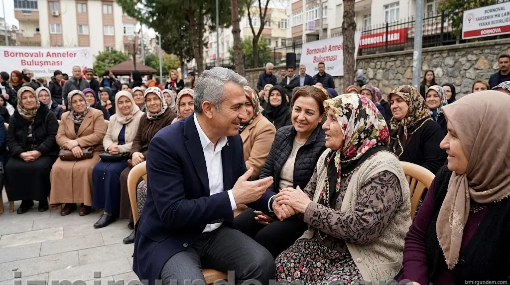 Ömer Eşki Bornovalı Annelerle Bir Araya Geldi