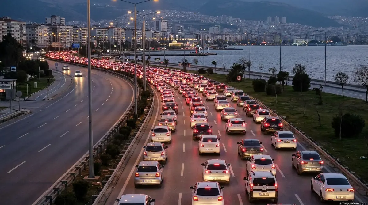 İzmir Trafik Yoğunluğu 24 Temmuz 2026: Konak-Karşıyaka 40 Dakika